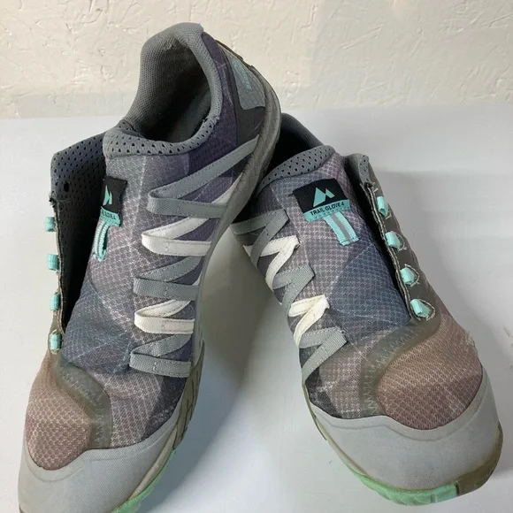 Merrell Trail glove 4 preowned with distressing & tearing on top toe area Sz 9.5 - Picture 2 of 15